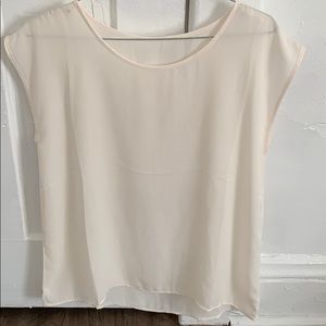 SOLD Forever 21 Ivory sheer top